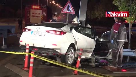 Ankarada Feci Trafik Kazası Bir Aile Pendik TEM Otoyolunda Kazada Hayatını Kaybetti